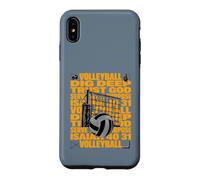 Carcasa para iPhone XS MAX Voleibol Cristiano Isaías 40:31 Confía en Dios
