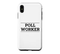 Carcasa para iPhone XS MAX Voluntario del día de Las Elecciones del Trabajador Electoral