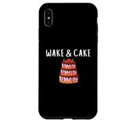 Carcasa para iPhone XS MAX Wake & Cake Costume Funny Cake Baker Decorator Meme Costume