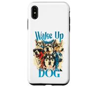 Carcasa para iPhone XS MAX Wake Up Dog Lover Canine Collage Pop Art Gráfico