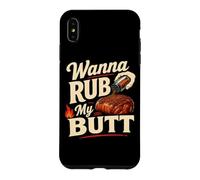 Carcasa para iPhone XS MAX Wanna Rub My Butt Funny BBQ Cerdo Shoulder Spice Rub