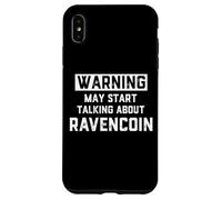 Carcasa para iPhone XS MAX Warning May Start Talking About Ravencoin - Crypto Joke RVN