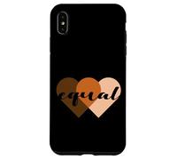 Carcasa para iPhone XS MAX We Are All Equal One People One Heart, Equality Unity Hearts