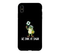 Carcasa para iPhone XS MAX We Dink At Dawn, Divertida Rana de Pickleball