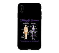 Carcasa para iPhone XS MAX What You See What I Feel Skeleton Fibromyalgia Awareness