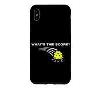 Carcasa para iPhone XS MAX What's The Score? Divertido Jugador de Pickleball