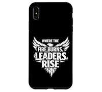 Carcasa para iPhone XS MAX Where The Fire Burns Leaders Rise Scouting Campfire Camping