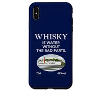 Carcasa para iPhone XS MAX Whisky Is Water Without The Bad Parts Humor Whisky