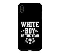Carcasa para iPhone XS MAX White Boy of The Year Funny Award Trophy Humor Ganador