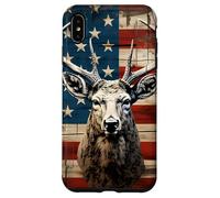 Carcasa para iPhone XS MAX Whitetail Deer Buck Hunting Vintage Hunter American USA