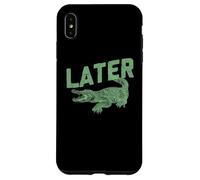 Carcasa para iPhone XS MAX Wild Animal Crocodile Funny Alligator Later Gator
