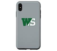 Carcasa para iPhone XS MAX William Smith College Heron's WS Monograma Logo - HWSC