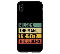 Carcasa para iPhone XS MAX Wilson The Man The Myth The Legend - Cita Personalizada Divertida