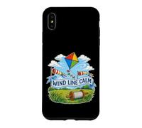 Carcasa para iPhone XS MAX Wind Line Calm Cometa Carrete Viento