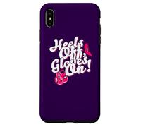 Carcasa para iPhone XS MAX Womens Kickboxer Boxing: Heels Off, Gloves On