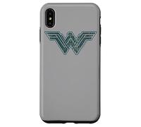 Carcasa para iPhone XS MAX Wonder Woman Movie Blue and Gold Geometric Pattern Logo