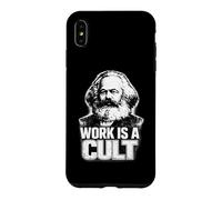 Carcasa para iPhone XS MAX “Work IS A Cult”, Karl Marx, Comunismo, Marx