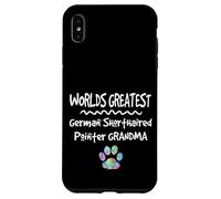 Carcasa para iPhone XS MAX Worlds Greatest German Puntero de Pelo Corto Abuela Perro Pata