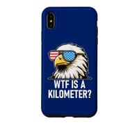 Carcasa para iPhone XS MAX WTF is a Kilometer 4th of July US Flag USA Eagle America