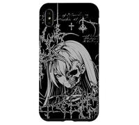 Carcasa para iPhone XS MAX Y2K Grunge Anime Goth Alt Sigilism Japanese Zombie Graphic