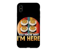 Carcasa para iPhone XS MAX Ya Sabes por qué Estoy aquí Me Encanta la Cena de Acción de Gracias con Huevos Rellenos