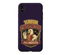 Carcasa para iPhone XS MAX Yarn Chicken Still Undefeated Crochet Humor