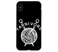 Carcasa para iPhone XS MAX Yarnivore, Regalo Divertido para tejedores y Amantes del Hilo