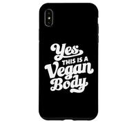 Carcasa para iPhone XS MAX Yes This Is A Vegan Body