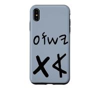 Carcasa para iPhone XS MAX Yeshua Aleph TAV Jesús Primero Último en Paleo Hebreo (Negro)
