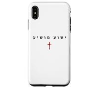 Carcasa para iPhone XS MAX Yeshua MOSHIYA - Christian Faith Cross Gospel (Hebrew)