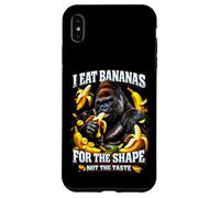 Carcasa para iPhone XS MAX Yo como plátanos para la Forma, no el Gusto Humor para Adultos Meme