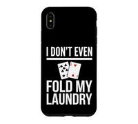 Carcasa para iPhone XS MAX Yo ni Siquiera doblo mi Humor de póquer de lavandería