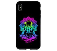 Carcasa para iPhone XS MAX Yoga Astronauta Mandala Zen Meditación Lotus Pose