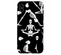 Carcasa para iPhone XS MAX Yoga Esqueletos Huesos anatomía cráneo Espeluznante macabro siniestro