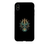 Carcasa para iPhone XS MAX Yoga Mediación Dios Hindú Trishula Om