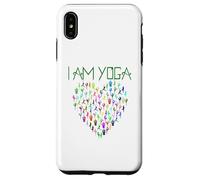 Carcasa para iPhone XS MAX Yoga T Shirt I Am Yoga Heart Poses Yogi Classes Teacher Gift