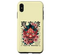 Carcasa para iPhone XS MAX Yokai Oni Máscara Facial Diablo Demonio Japonés Tatuaje Máscara Oni