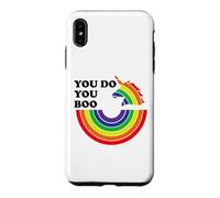Carcasa para iPhone XS MAX You Do You Boo Unicorn Rainbow Pride LBGT Gay Pride LGBTQ