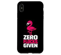 Carcasa para iPhone XS MAX Zero Flocks Given Flamenco Rosa Humor sarcástico