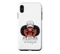 Carcasa para iPhone XS MAX Zodiac Cancer Inspired Afro Women White Grey Cap Black Girl
