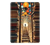 Carcasa para Kindle Paperwhite 12e Gén 2024 Funda Flip Silicona Funda Kindle Colorsoft Despertador Auto o Sueño PU TPU Case Chica Bajo Arbol Resplandeciente Signature Edition Funda 7" (Color 8)