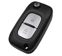 Carcasa para llave con mando a distancia compatible con Renault Modus Clio Twingo Kangoo 2 teclas REN-01 ✅