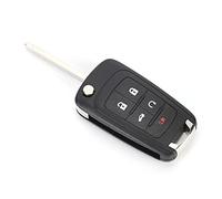 Carcasa para llave de coche, 5 botones, funda con llavero abatible, carcasa de repuesto para Camaro 2010-2013