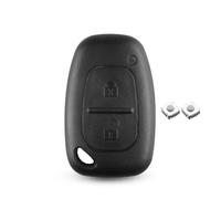 Carcasa para llave de coche de 2 botones compatible con Vauxhall Renau-lt Traffic Master Vivaro Movano Kangoo para Nissan Primastar, funda de repuesto para llave remota de coche con dos micro botones