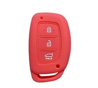 Carcasa para Llave de Coche Funda Funda para Llave de Coche Funda Decorativa para Hyundai Ioniq 2021 Tucson 2017-2018 Santa Fe Sonata I10 Creta-Type C Red