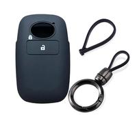 Carcasa para Llave de Coche Funda Funda para Llave de Coche Funda Decorativa para RAIZE Veloz Avanza Wigo 2023 Case para Daihatsu Rocky-Black Round Set