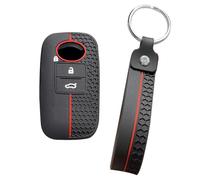 Carcasa para Llave de Coche Funda Funda para Llave de Coche Funda Decorativa para RAIZE Veloz Avanza Wigo 2023 Case para Daihatsu Rocky-3btns Redline Set