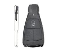 Carcasa para llave Para Mercedes para Benz C180 1998-2004 W202 2 botones/3 botones estilo antiguo diseño de carcasa de coche funda de cobertura de mando a distancia Carcasas para Llave Coche(2 Buttons