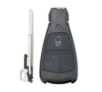 Carcasa para llave Para Mercedes para Benz C180 1998-2004 W202 2 botones/3 botones estilo antiguo diseño de carcasa de coche funda de cobertura de mando a distancia Carcasas para Llave Coche(3 Buttons