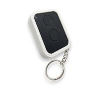 Carcasa para mando a distancia compatible con Nice Era One ON1E ON2E ON4E ON9E - Protección a prueba de golpes - Llavero para pitidos puerta y garaje (blanco)
